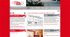 Desktop Screenshot of hotelcafedupalais.com